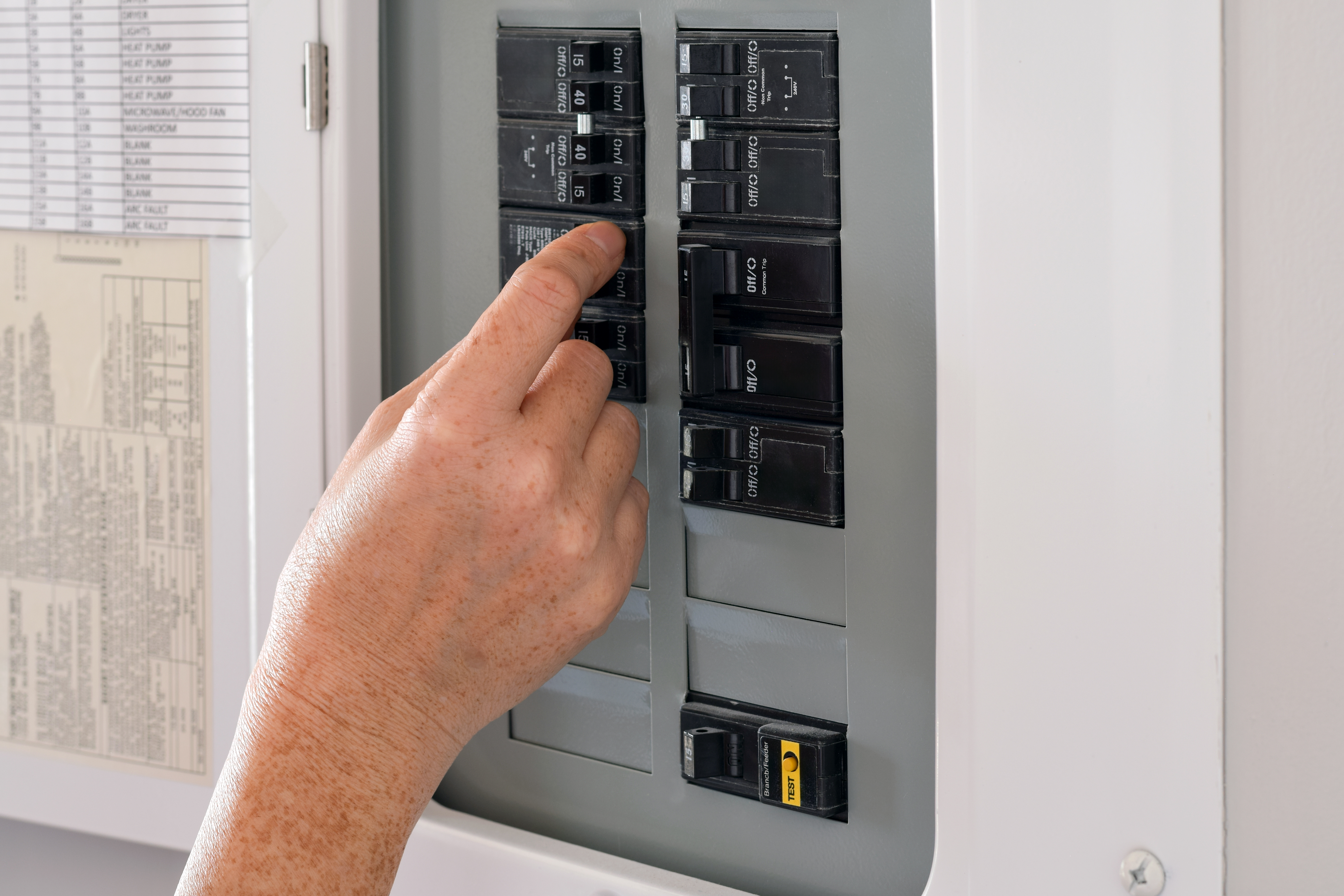 Electrical panel recertification service